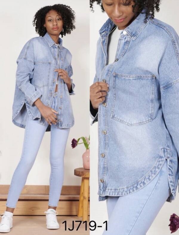 Kurtki damskie jeansy Roz XS-XL, 1 Kolor Paczka 10 szt