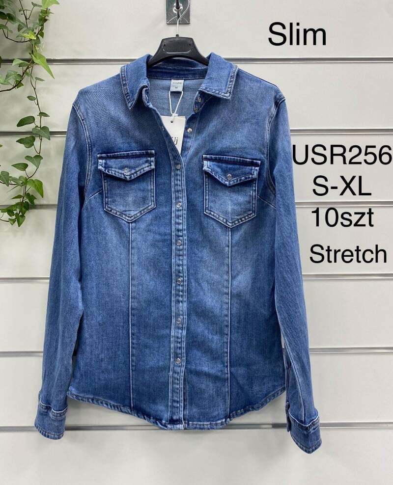 Kurtki  damskie jeansy Roz XS-XL, 1 Kolor Paczka 10 szt