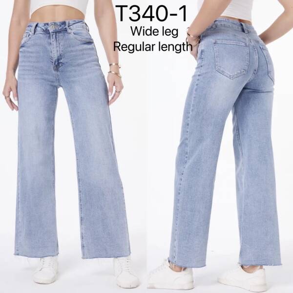 Spodnie damskie jeans Roz XS-XL, 1 Kolor Paczka 10 szt