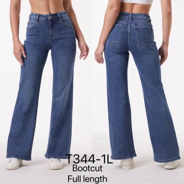 Spodnie damskie jeans Roz XS-XL, 1 Kolor Paczka 10 szt