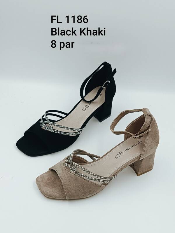 Sandały na obcasie damskie 36-41/ 8 par