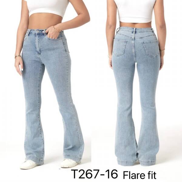 Spodnie damskie jeans Roz XS-XL, 1 Kolor Paczka 10 szt