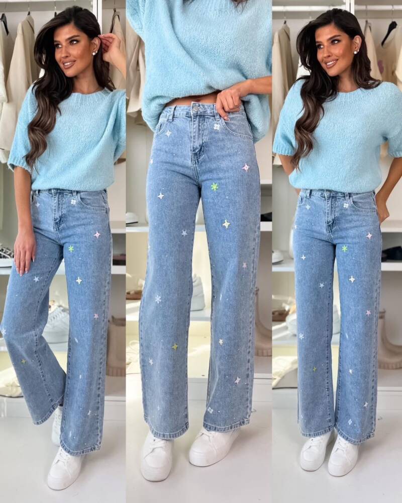 Spodnie damskie jeansy Roz XS-XL, 1 Kolor Paczka 10 szt