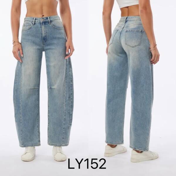 Spodnie damskie jeans Roz XS-XL, 1 Kolor Paczka 10 szt