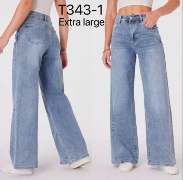 Spodnie damskie jeansy Roz XS-XL, 1 Kolor Paczka 10 szt