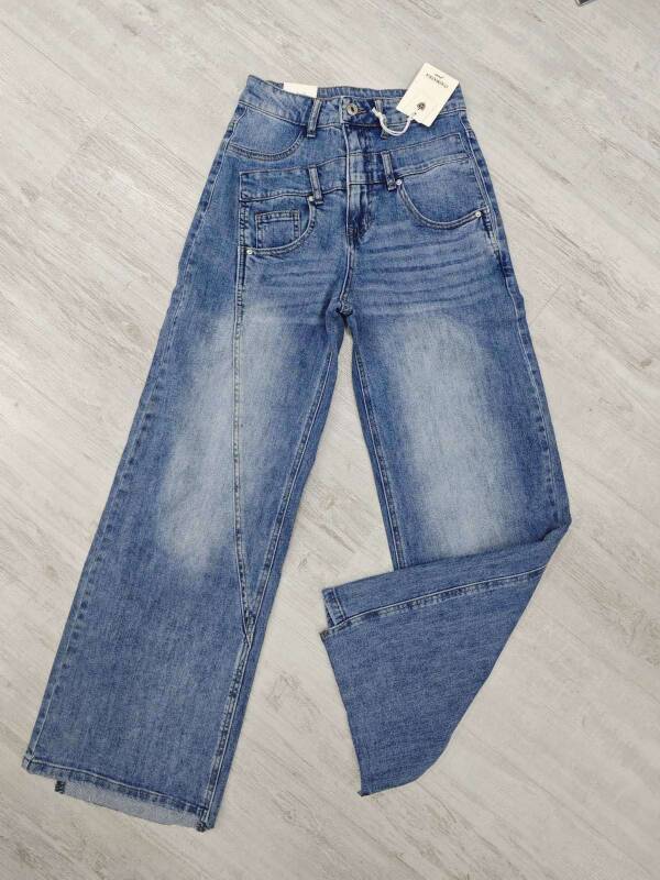 Spodnie damskie jeans Roz XS-XL, 1 Kolor Paczka 12 szt