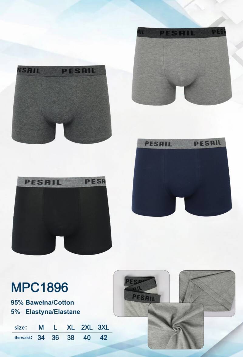 Bokserki męskie Roz M-3XL, Mix kolor Paczka 24 szt