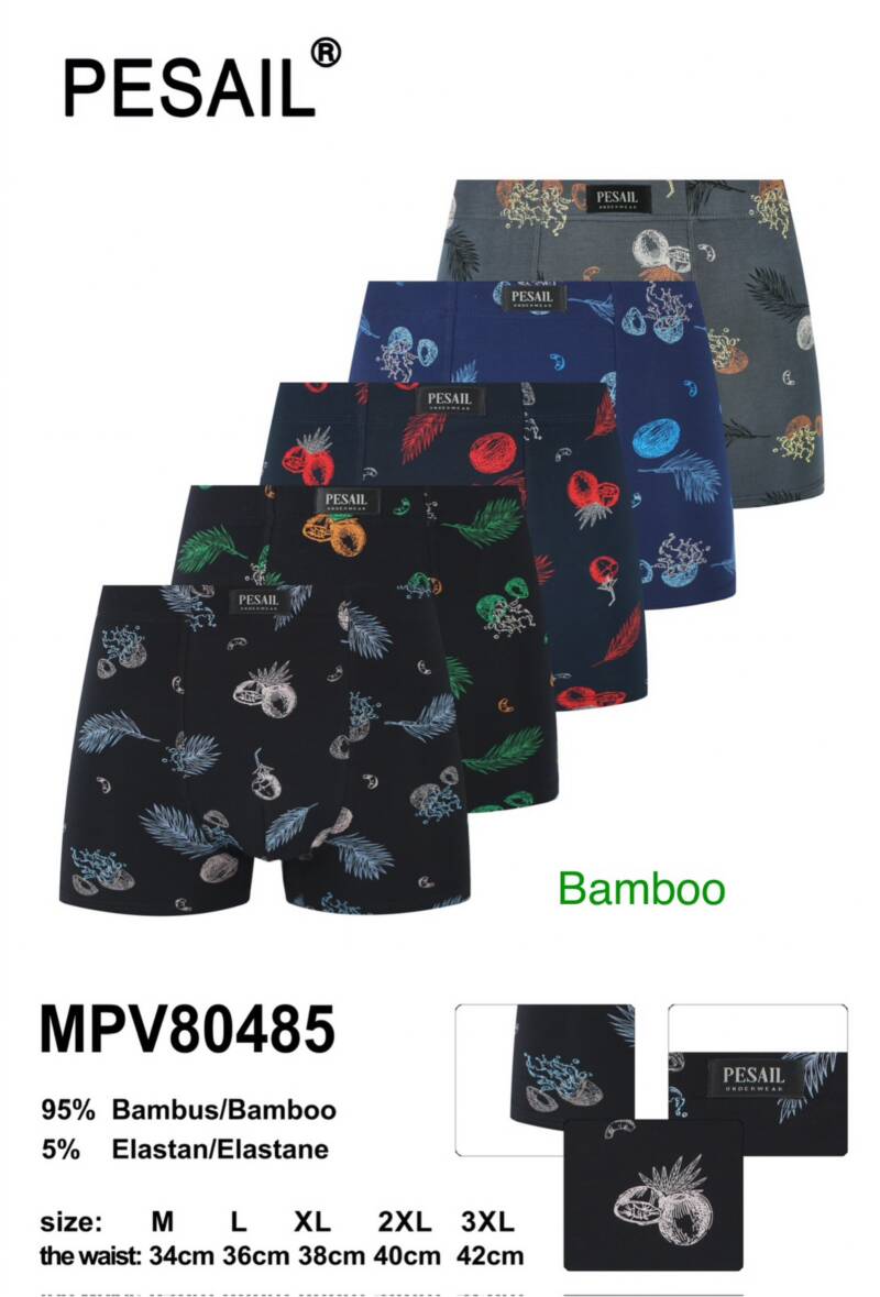 Bokserki męskie Roz M-3XL, Mix kolor Paczka 24 szt