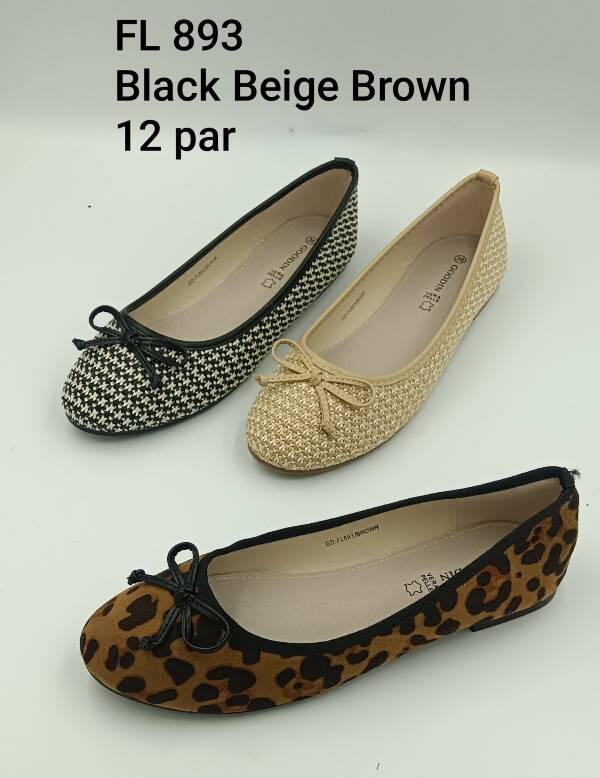 Balerinki/ Espadryle damskie 36-41/ 12 par