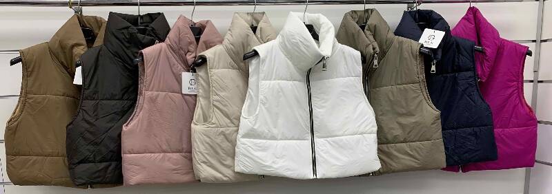 Kamizelka damskie  (Włoskie produkt) Roz Standard Mix kolor Paczka 5 szt