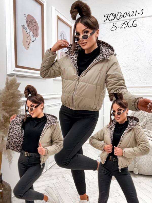 Kurtka damskie zimowe Roz S-2XL, 1 Kolor Paczka 5 szt