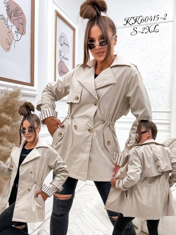 Kurtki damskie cienki Roz S-2XL, 1 Kolor Paczka 5 szt