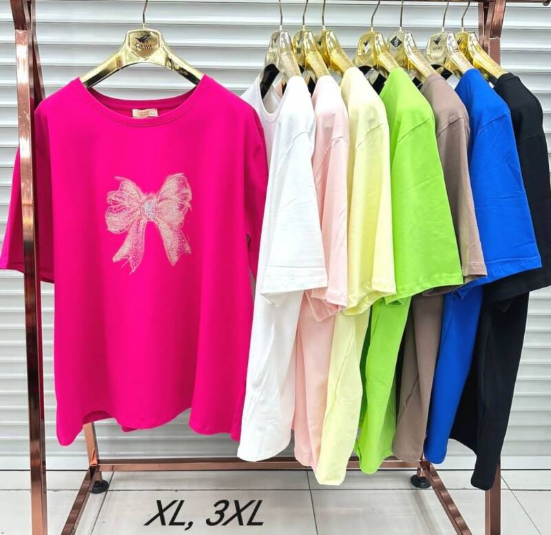 Bluzka damska (Turecki produkt) Roz XL-3XL Mix kolor Paczka 2 szt