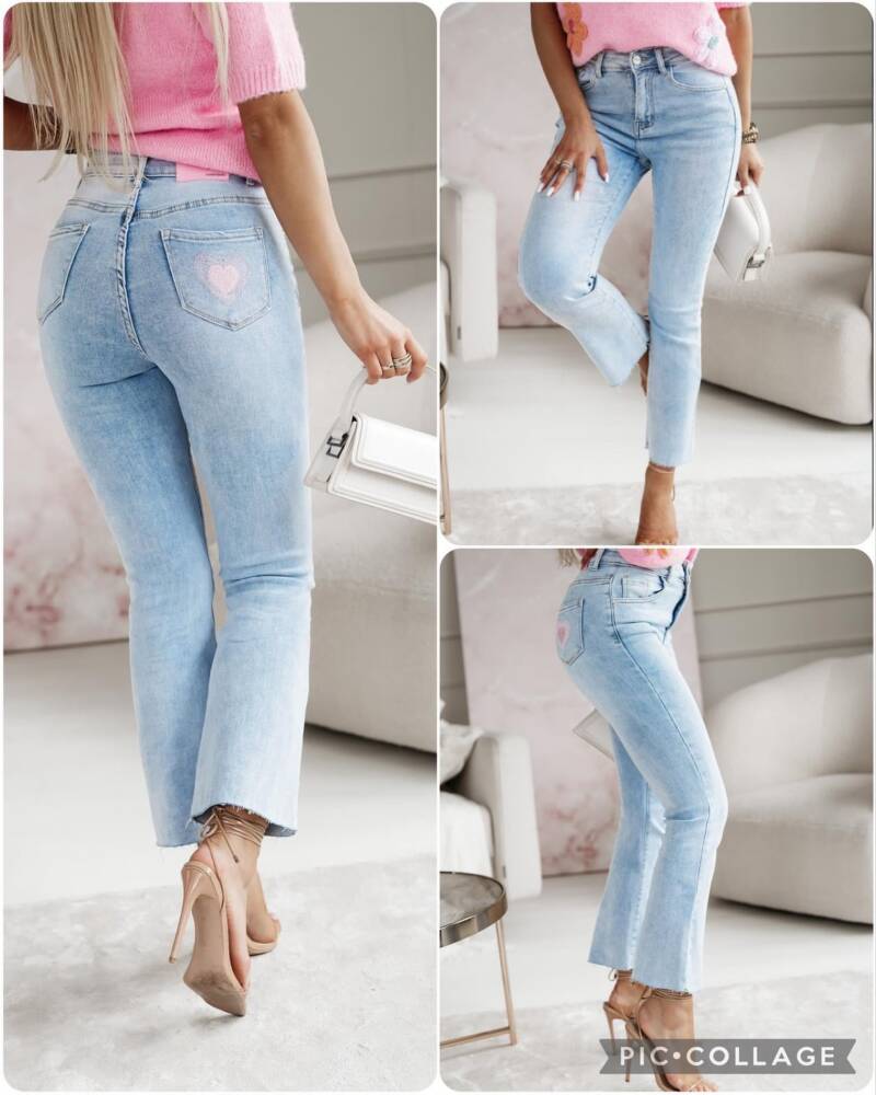 Spodnie damskie jeansy Roz XS-XL, 1 Kolor Paczka 10 szt