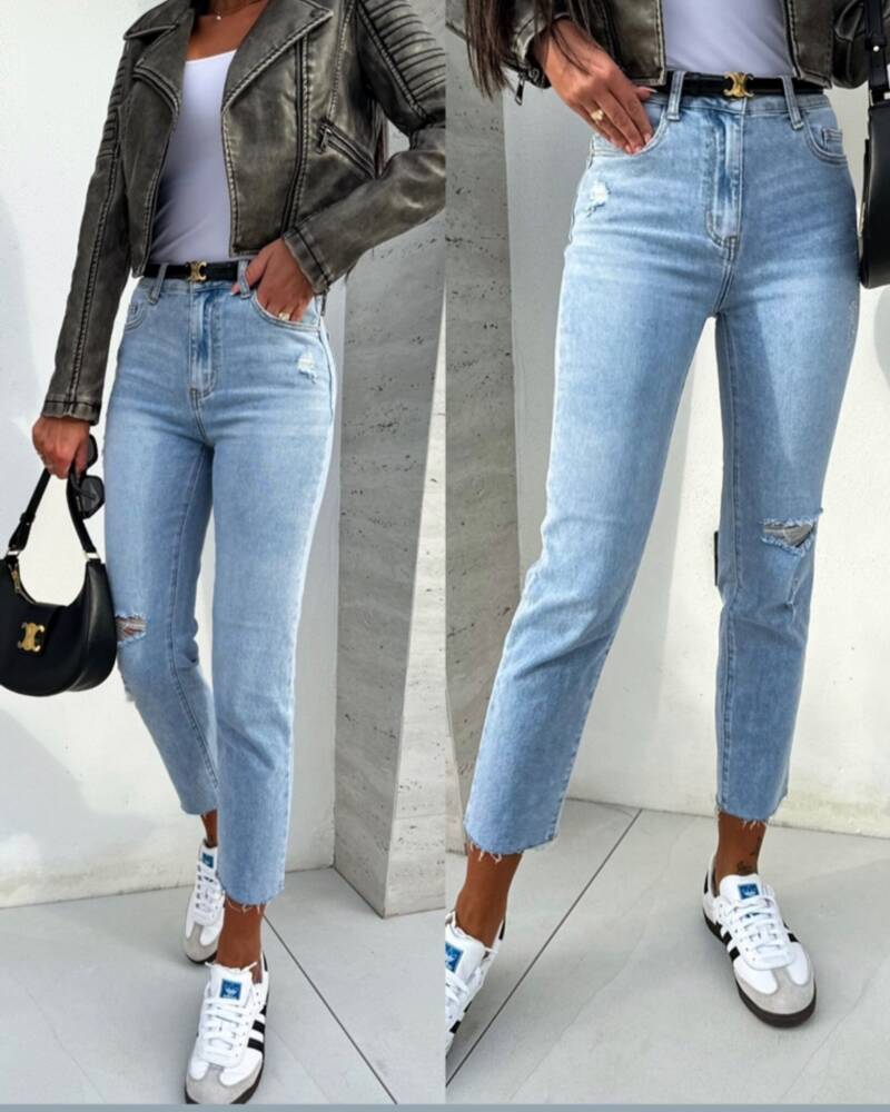 Spodnie damskie jeansy Roz XS-XL, 1 Kolor Paczka 10 szt