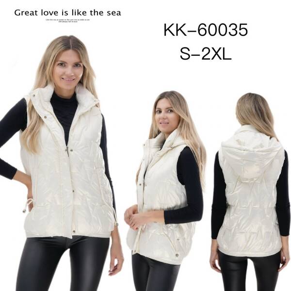 Kamizelka damskie Roz S-2XL, 1 Kolor Paczka 5 szt