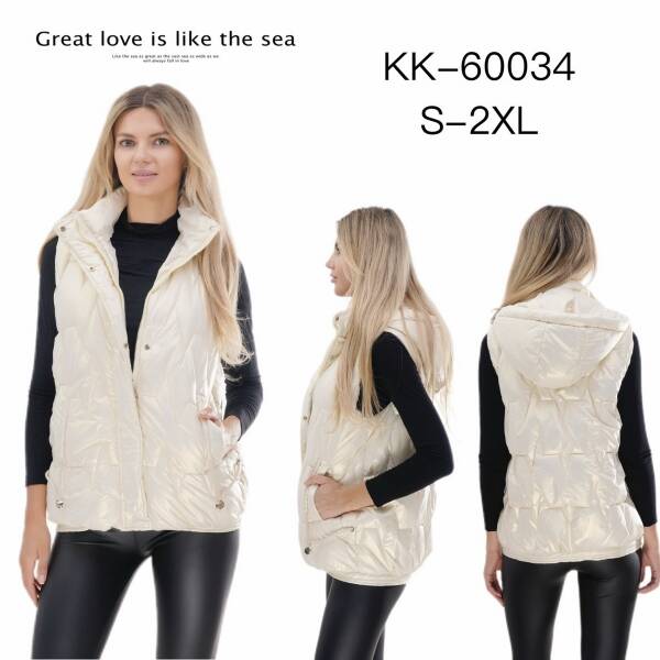 Kamizelka damskie Roz S-2XL, 1 Kolor Paczka 5 szt