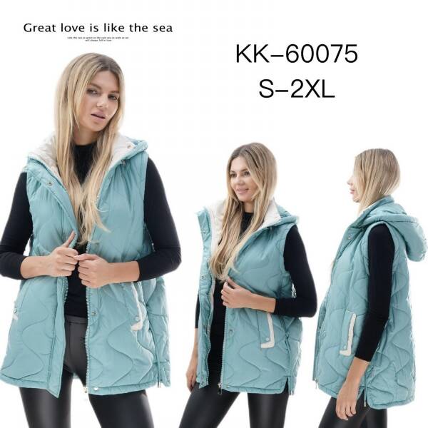 Kamizelka damskie Roz S-2XL, 1 Kolor Paczka 5 szt