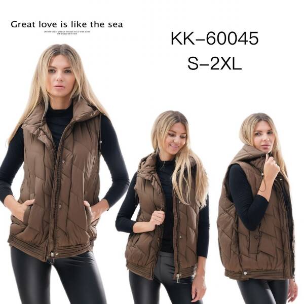 Kamizelka damskie Roz S-2XL, 1 Kolor Paczka 5 szt