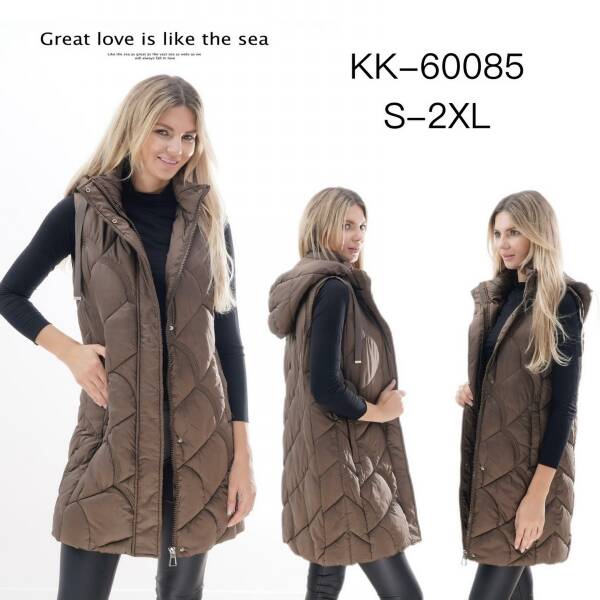 Kamizelka damskie Roz S-2XL, 1 Kolor Paczka 5 szt