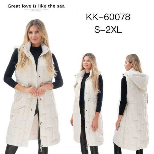 Kamizelka damskie Roz S-2XL, 1 Kolor Paczka 5 szt
