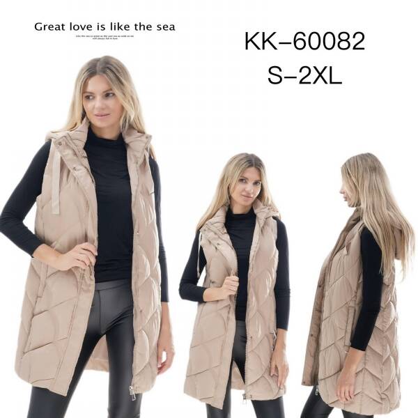 Kamizelka damskie Roz S-2XL, 1 Kolor Paczka 5 szt