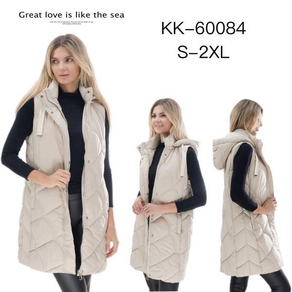 Kamizelka damskie Roz S-2XL, 1 Kolor Paczka 5 szt