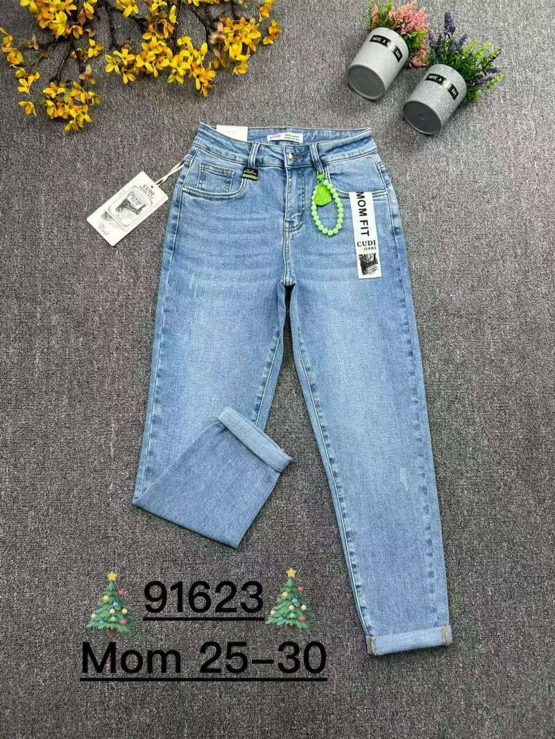 Spodnie damskie jeansy Roz 25-30, 1 Kolor Paczka 10 szt