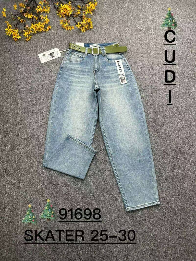 Spodnie damskie jeansy Roz 25-30, 1 Kolor Paczka 10 szt