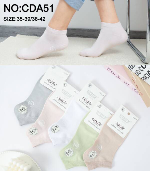 Skarpety damskie Roz 35-42, Mix kolor Paczka 40 szt
