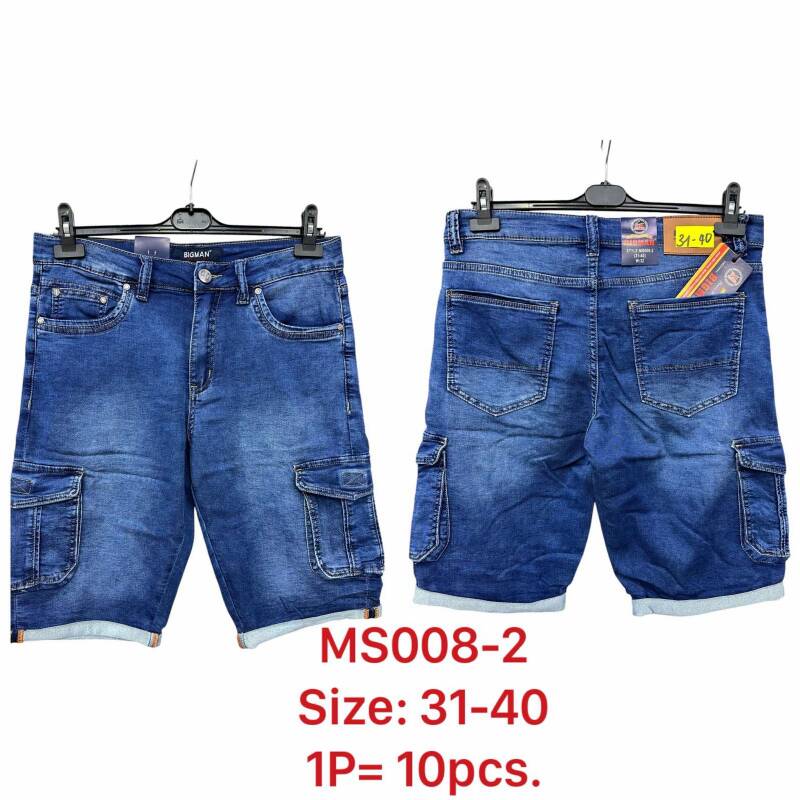 Spodenki męskie Jeans Roz 31-40, Paczka 10 szt