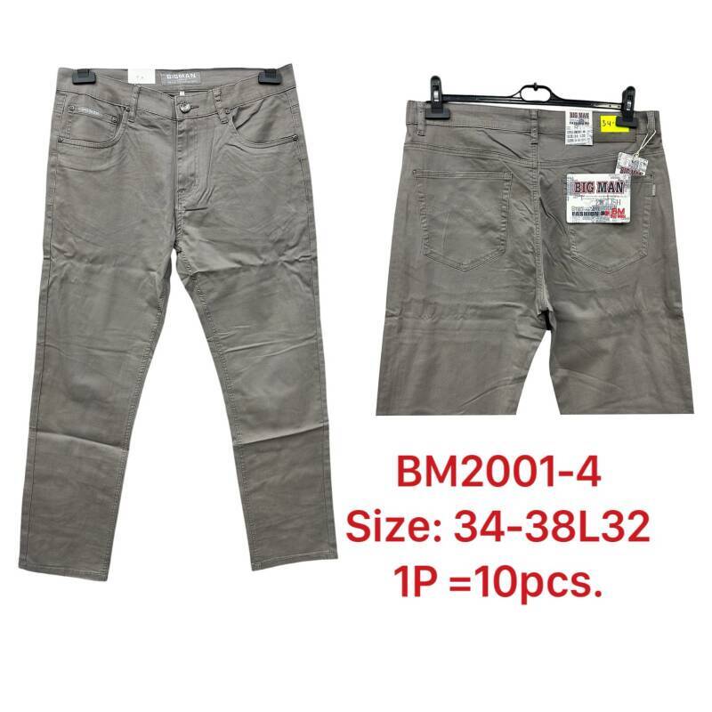 Spodnie meskie materialowe   Roz 34-38 L32 Paczka 10szt