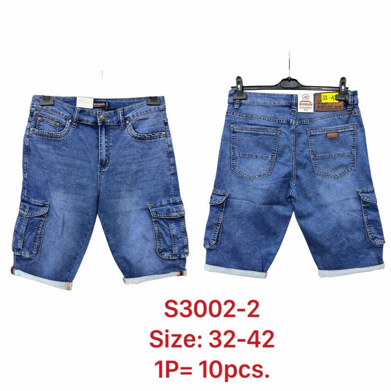 Spodenki męskie Jeans Roz 32-42, Paczka 10 szt