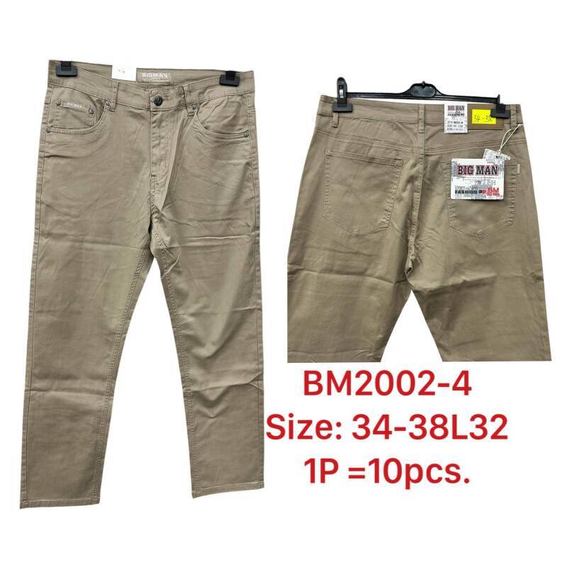 Spodnie meskie materialowe   Roz 34-38 L32 Paczka 10szt