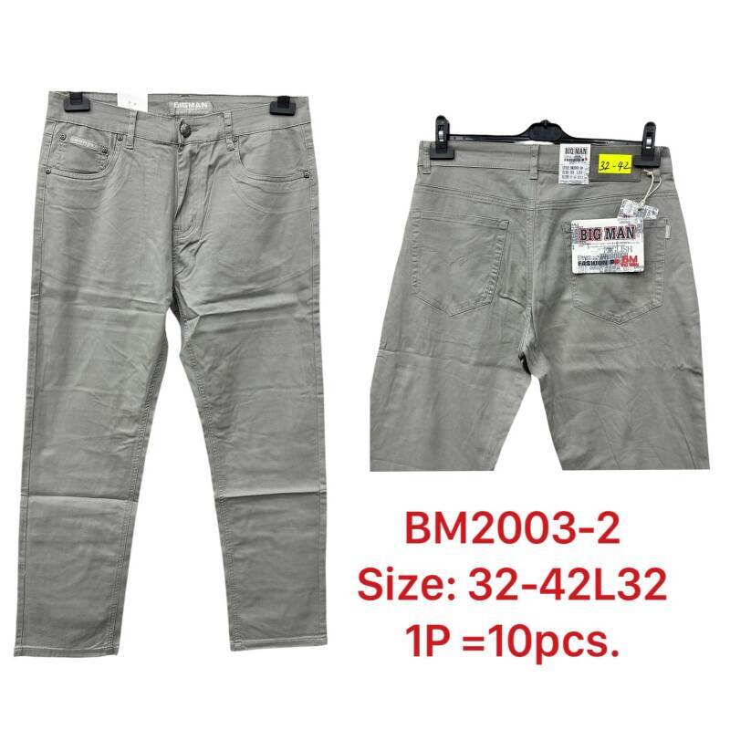 Spodnie meskie materialowe   Roz 32-42 L32 Paczka 10szt