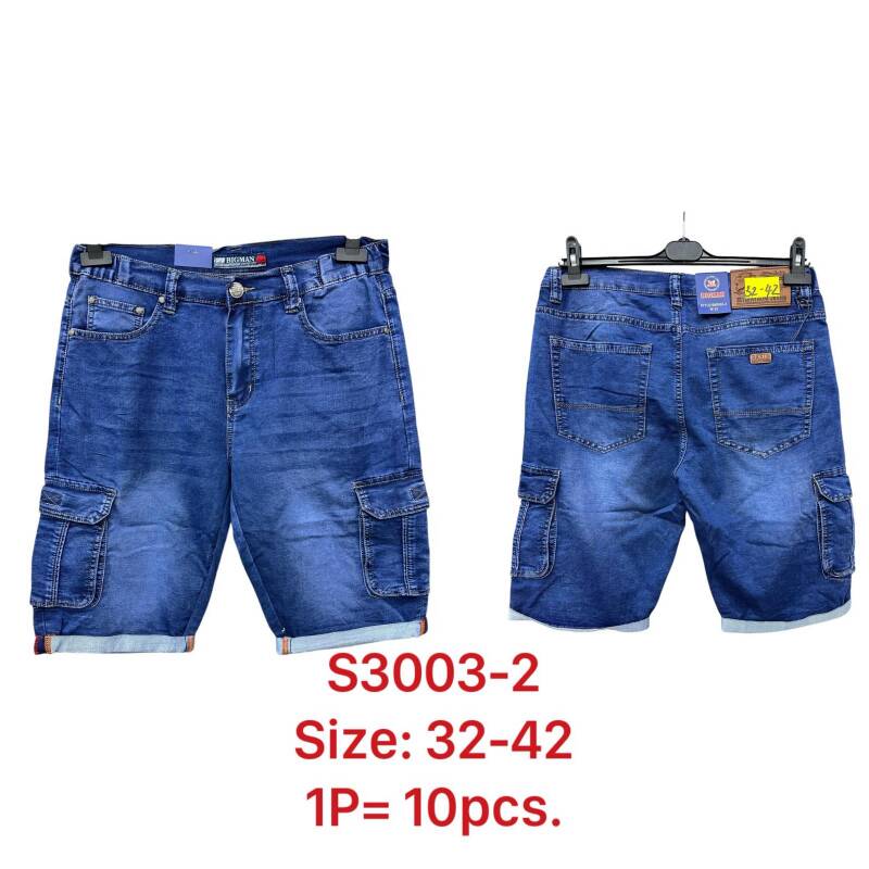 Spodenki męskie Jeans Roz 32-42, Paczka 10 szt