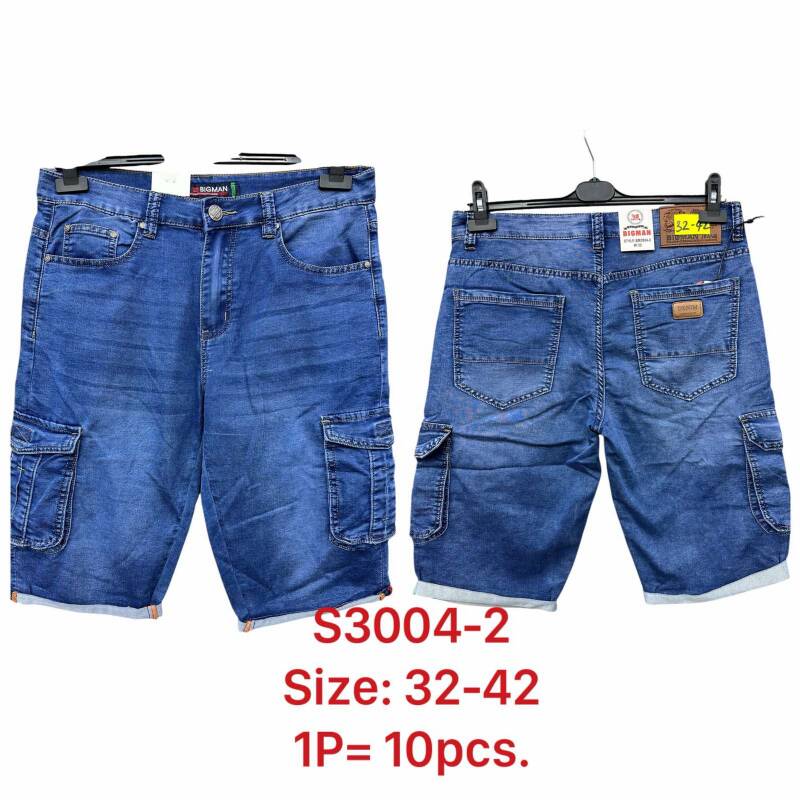 Spodenki męskie Jeans Roz 32-42, Paczka 10 szt