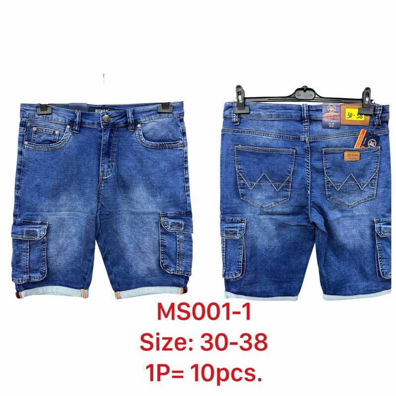 Spodenki męskie Jeans Roz 30-38, Paczka 10 szt