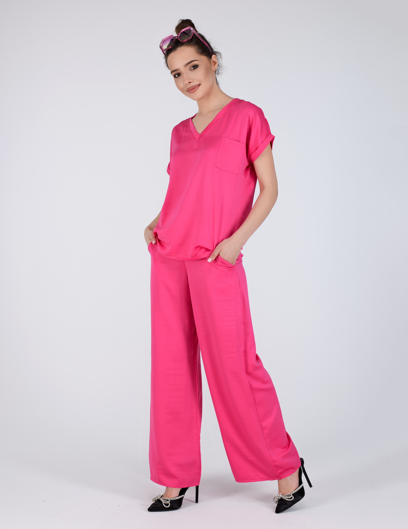 Komplet damska (Polska produkt) Roz M-2XL  Paczka 4 szt /1 Kolor