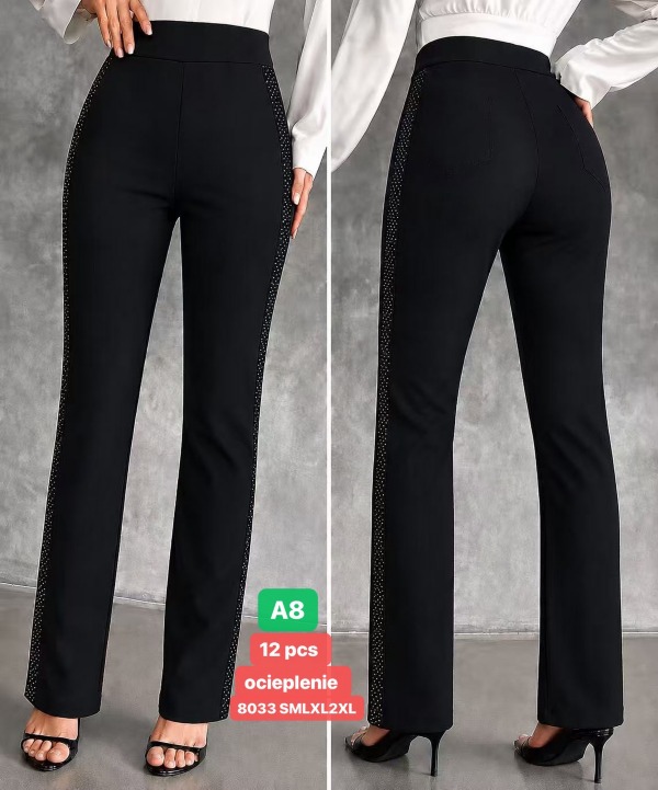 Spodnie damskie Roz S-2XL, 1 Kolor Paczka 12 szt