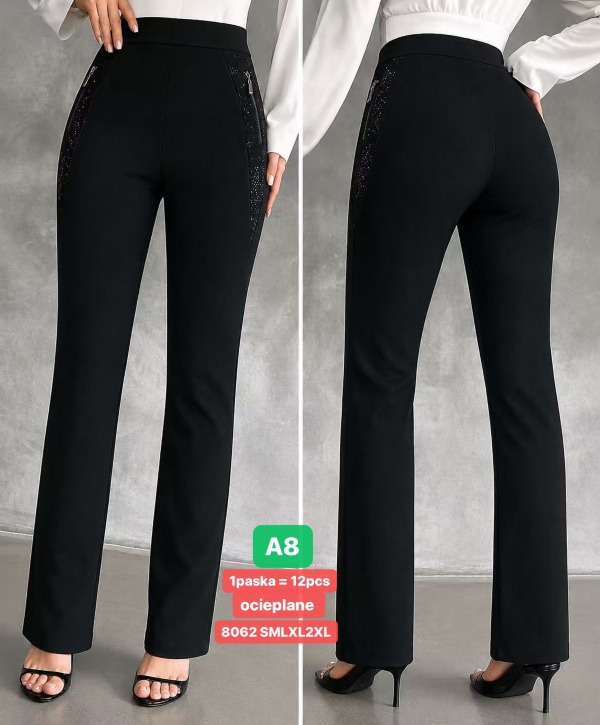 Spodnie damskie Roz S-2XL, 1 Kolor Paczka 12 szt