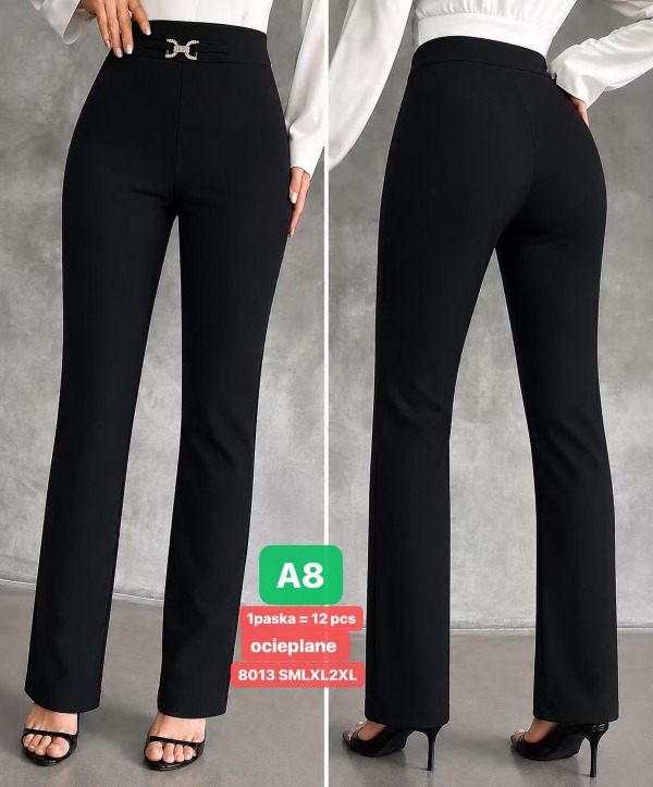 Spodnie damskie Roz S-2XL, 1 Kolor Paczka 12 szt