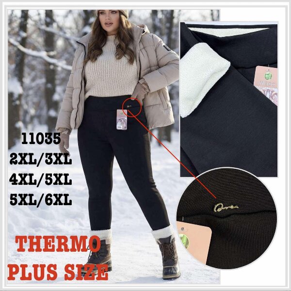 Leginsy damskie Roz 2XL-6XL, 1 Kolor , Paszka 12 szt