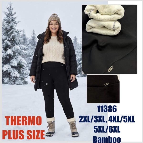 Leginsy damskie Roz 2XL-6XL, 1 Kolor , Paszka 12 szt