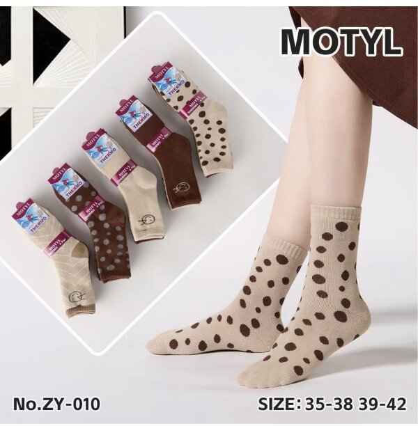 Skarpety damskie Roz 35-42, Mix kolor Paczka 40 szt