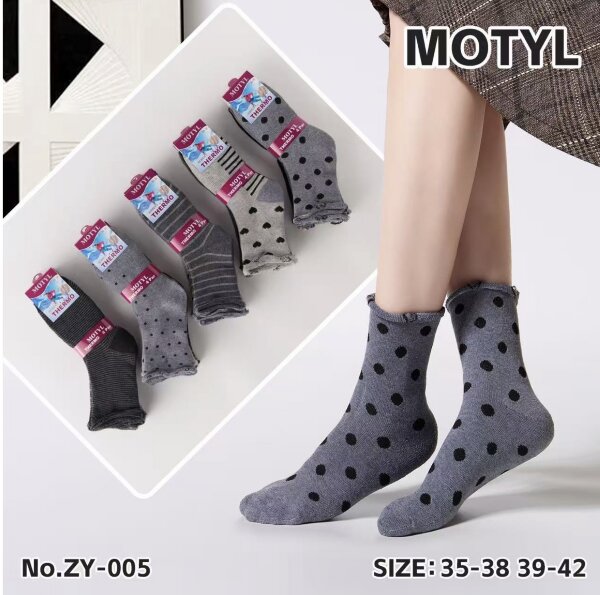 Skarpety damskie Roz 35-42, Mix kolor Paczka 40 szt
