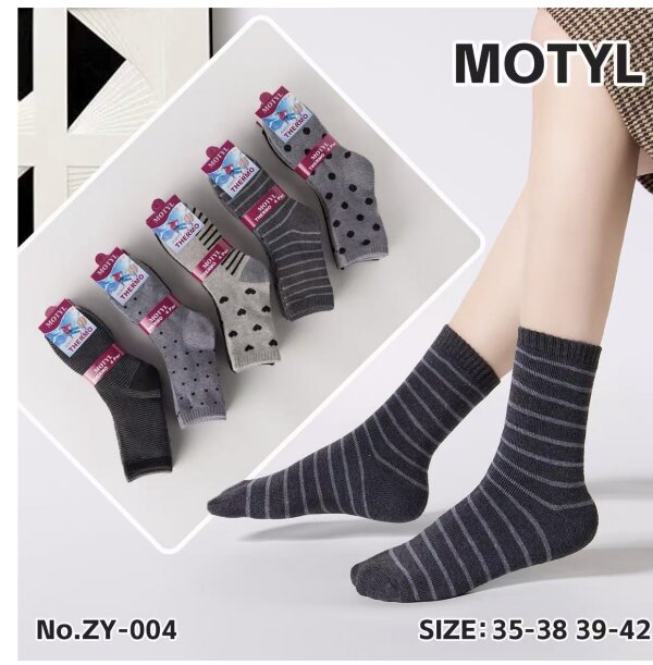 Skarpety damskie Roz 35-42, Mix kolor Paczka 40 szt