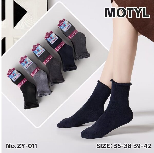 Skarpety damskie Roz 35-42, Mix kolor Paczka 40 szt