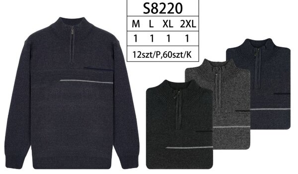 Swetry męska Roz M-2XL, Mix Kolor Paczka 12 szt
