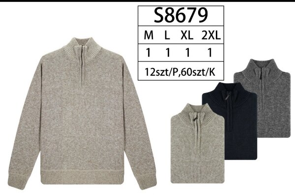 Swetry męska Roz M-2XL, Mix Kolor Paczka 12 szt